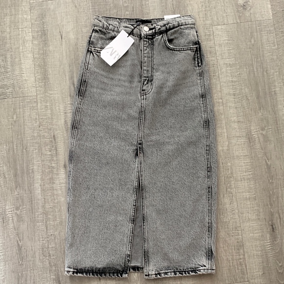 zara Dresses & Skirts - ZARA PENCIL JEAN SKIRT